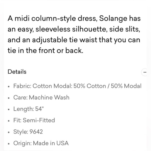 MICHAEL STARS NWOT SOLANGE DRESS - Picture 5 of 5